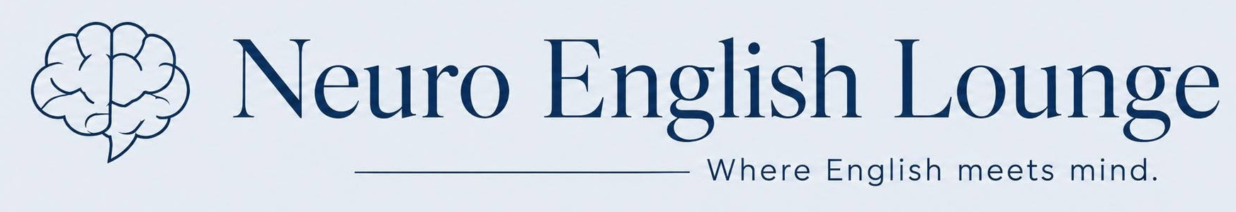Neuro English Lounge — Where English meets mind.