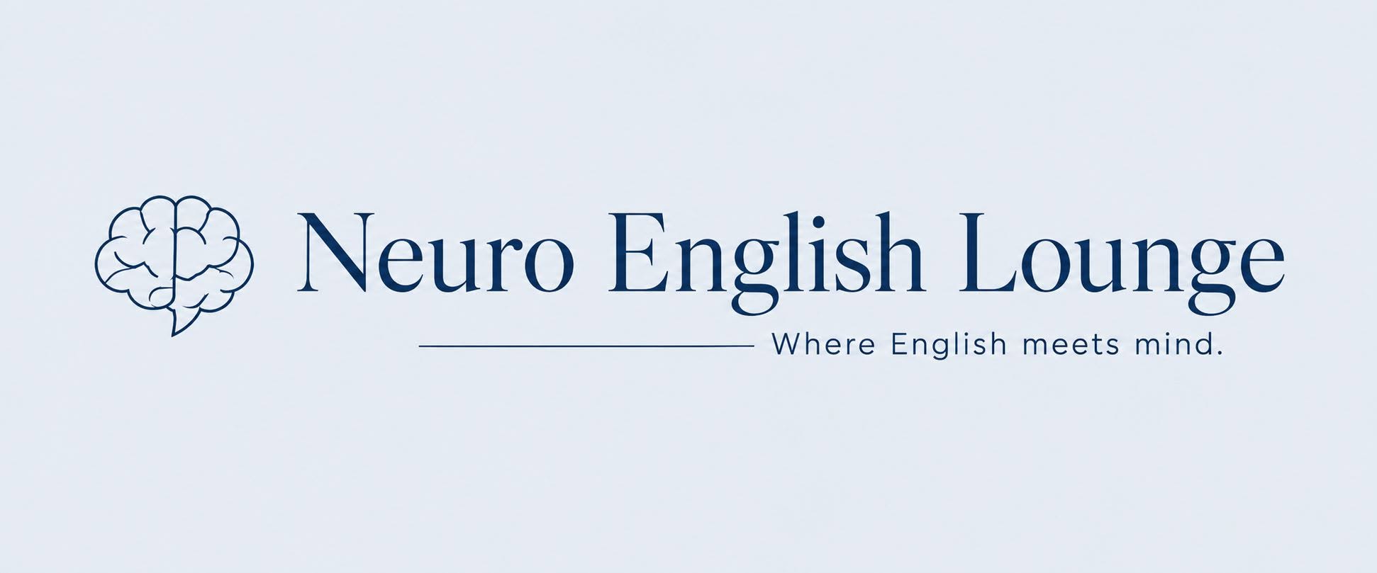 Neuro English Lounge — Where English meets mind.